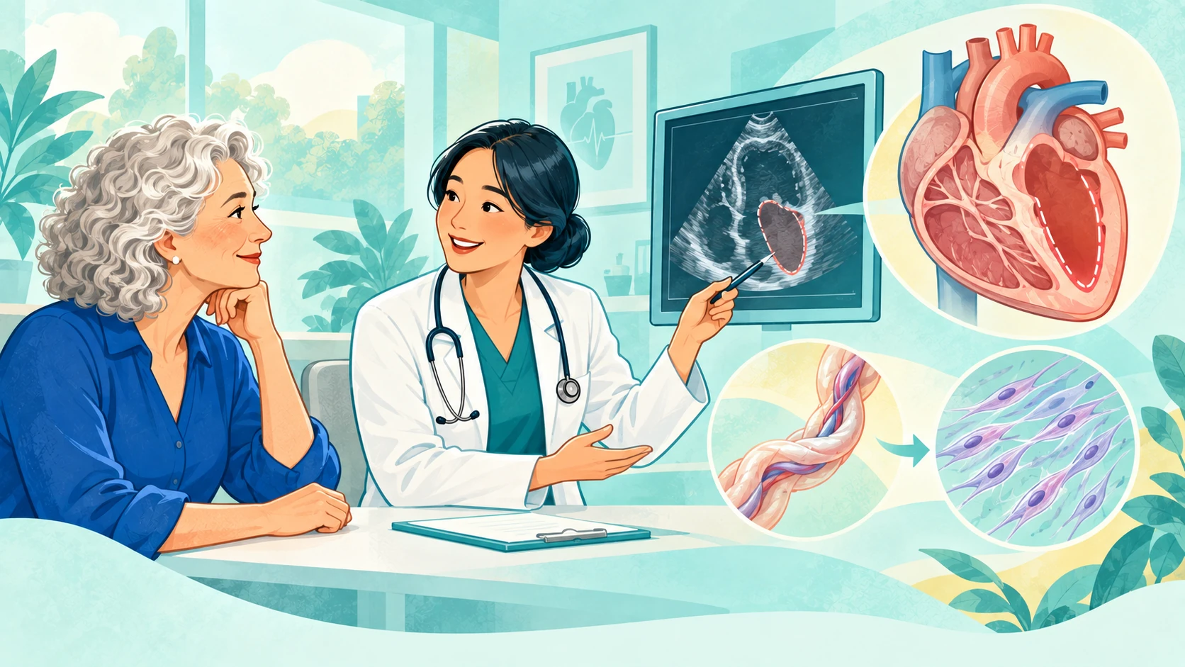 医疗科学主题插画